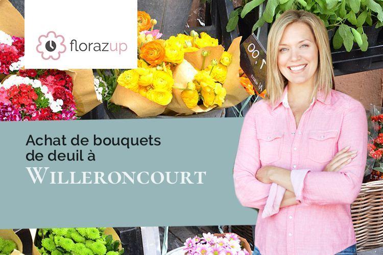 compositions florales pour des obsèques à Willeroncourt (Meuse/55500)