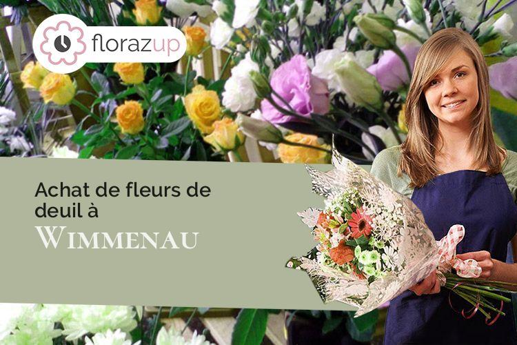 créations florales pour un enterrement à Wimmenau (Bas-Rhin/67290)