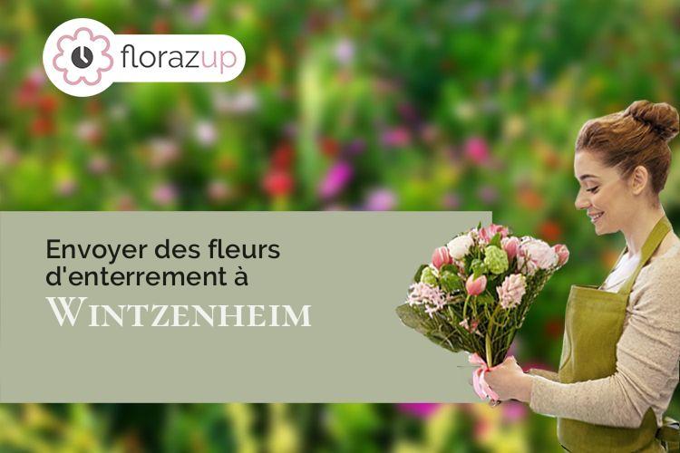 bouquets de fleurs pour un enterrement à Wintzenheim (Haut-Rhin/68920)