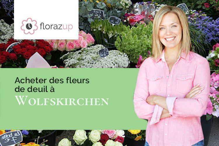 créations florales pour un deuil à Wolfskirchen (Bas-Rhin/67260)