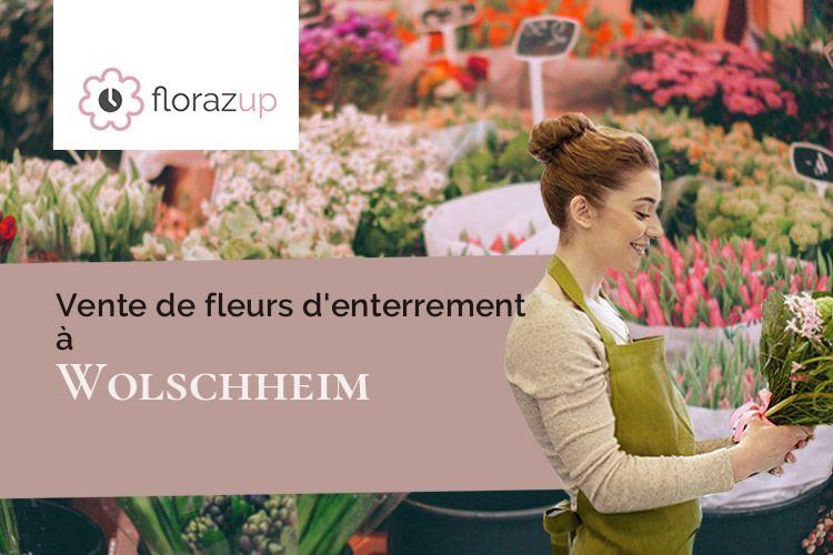 compositions florales pour une crémation à Wolschheim (Bas-Rhin/67700)