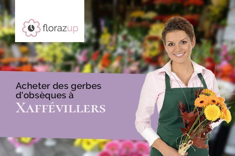 créations de fleurs pour un deuil à Xaffévillers (Vosges/88700)