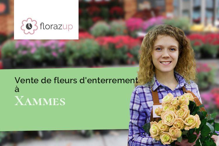 compositions florales pour un décès à Xammes (Meurthe-et-Moselle/54470)