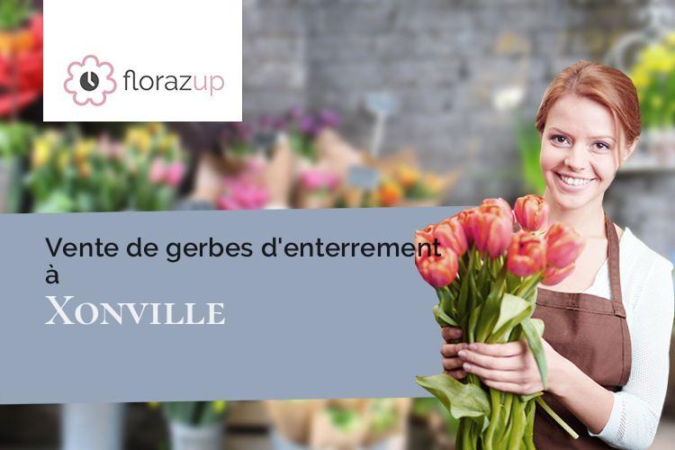 coeurs de fleurs pour des funérailles à Xonville (Meurthe-et-Moselle/54800)