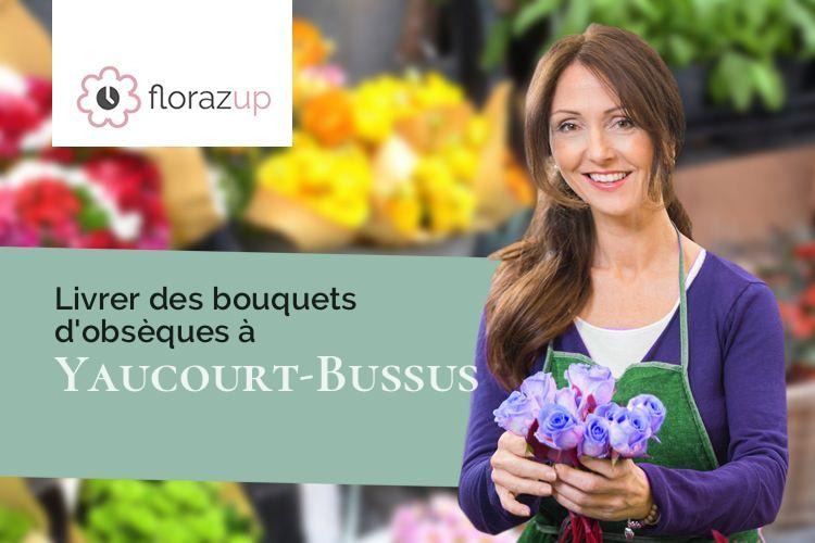 bouquets de fleurs pour des obsèques à Yaucourt-Bussus (Somme/80135)