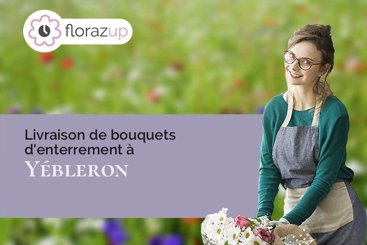 bouquets de fleurs pour des obsèques à Yébleron (Seine-Maritime/76640)