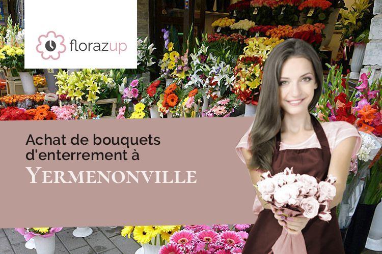 compositions florales pour un enterrement à Yermenonville (Eure-et-Loir/28130)