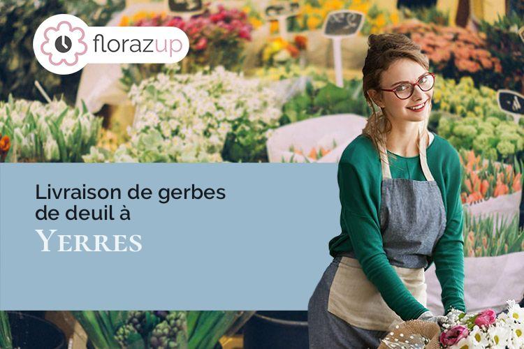croix de fleurs pour un enterrement à Yerres (Essonne/91330)