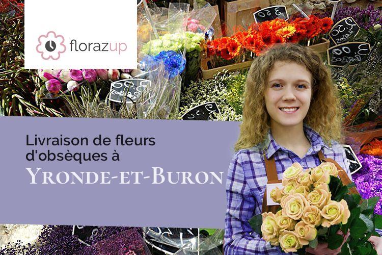coupes de fleurs pour un deuil à Yronde-et-Buron (Puy-de-Dôme/63270)