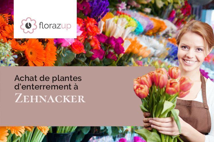 créations florales pour un deuil à Zehnacker (Bas-Rhin/67310)