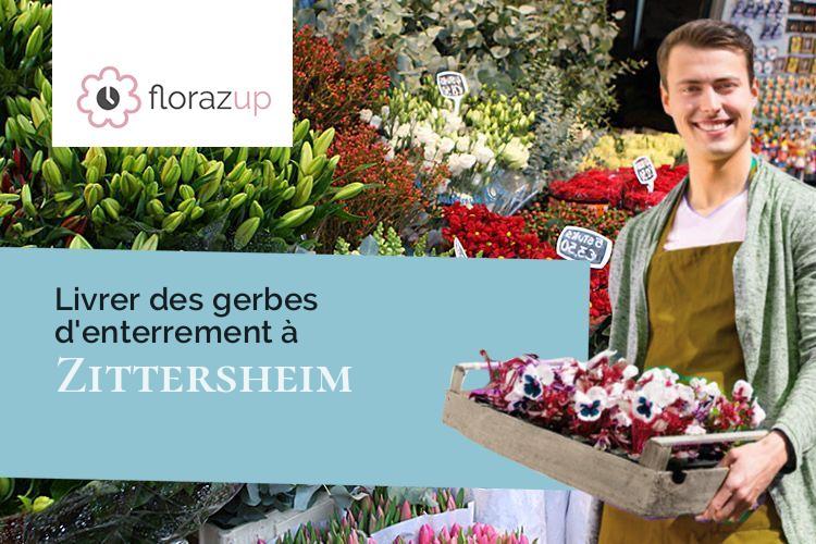 bouquets de fleurs pour des obsèques à Zittersheim (Bas-Rhin/67290)